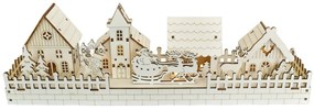 Decorațiuni luminoase de Crăciun Satul înzăpezit,40 x 13 x 8 cm, LED