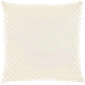 Perna decorativa catifea KAAT 45x45 cm, crem