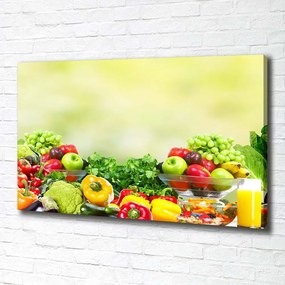 Tablou pe pânză canvas Fructe si legume
