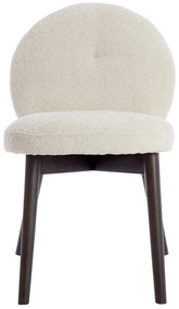 Set de scaune de sufragerie crem 2 buc. tapițat Sinosa – Light &amp; Living