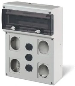 Tablou aplicat 14 module cu loc pentru 4+3 prize IP66 632.5520-000 SCAME