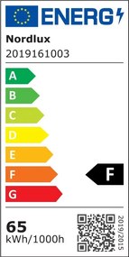 Aplica LED de perete pentru iluminat exterior design modern IP54 Cuba Energy Round negru 2019161003 NL