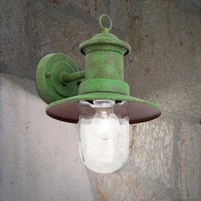 Aplica de iluminat exterior stil clasic LEONIE verde vintage