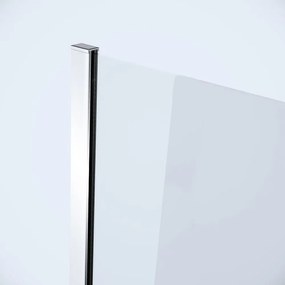 Perete lateral fix 80x195 cm Cersanit Moduo profil crom 800x1950 mm