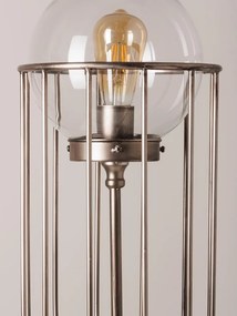 Lampa de masa, argintiu, din metal, Innovate