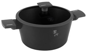 RESIGILAT - Oală cu capac 24 cm, 4.1L – Berlinger Haus BH8131, Anthracite Collection, antiaderentă, pentru supe sau tocănițe