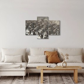 Tablou - Turmă de antilope sălbatice (90x60 cm)