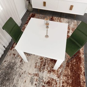 Masă de sufragerie Shiny White