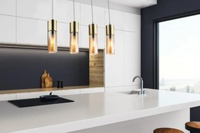 Lustra moderna cu 4 pendule ANNIKA alama 21000-4HM GL