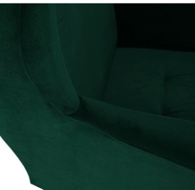 Fotoliu, verde/nuc, RUFINO 2 NEW