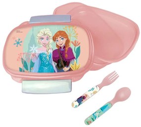 Disney Regatul de gheață Together cutie de sandwich + set de tacâmuri