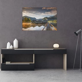 Tablou cu lac (90x60 cm)