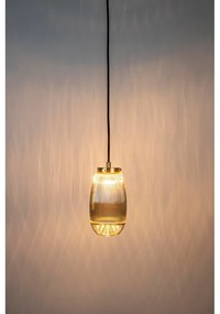 Lustră aurie cu abajur din sticlă ø 12 cm Robin - White Label