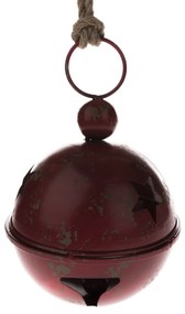 Clopoțel de metal cu stea roșu , 20 x 32 cm