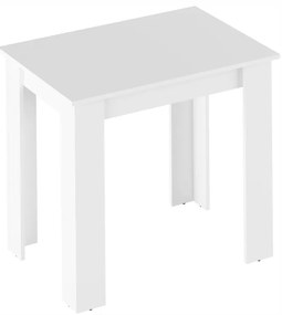 Masa dining, alb, 86x60 cm, TARINIO