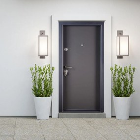 Usa metalica intrare apartament placata cu MDF Gri Antracit - Mega EKO P+ 9000 ST