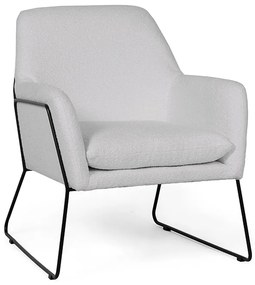 Fotoliu design gri MILAN