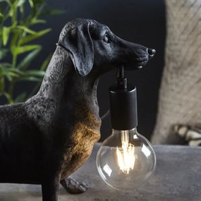 Lampă de masă Endon 101188 DACHSHUND 1xE27/10W/230V negru