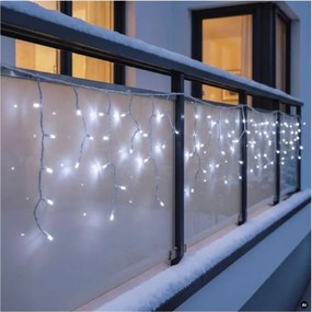 Ghirlandă LED pentru exterior 50xLED/3x0,4m IP44 alb rece