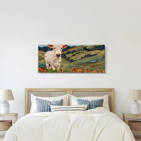 Tablou - Imitație de motiv tricotat (120x50 cm)