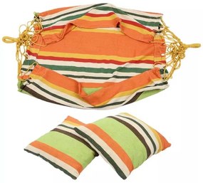 Hamac tip leagan cu perna-portocaliu