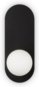 Aplica de perete design modern minimalist Bao negru