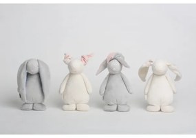 Pluș de îmbrățișat cu sunete și lumină Moonie iepuraș sky