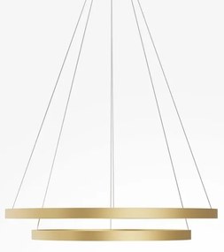Lustra suspendata LED 2 inele alama Rim