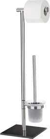 Suport pentru hârtie igienică și perie de toaletă, LIMA - 2 în 1, WENKO