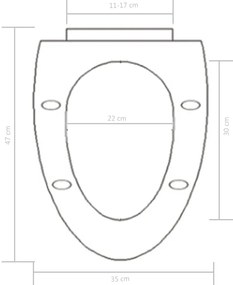 Capac WC cu inchidere silentioasa, eliberare rapida, alb 1, Alb, 47 x 37 cm