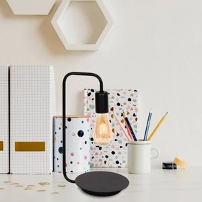 Lampă de masă BRENDA 1xE27/60W/230V neagră