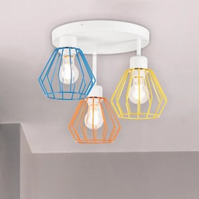Lustră aplicată AUDREY 3xE27/60W/230V multicoloră