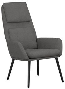 341312 vidaXL Scaun de relaxare, gri deschis, material textil