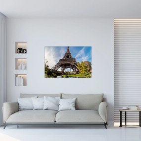 Tablou - Turnul Eiffel colorat (90x60 cm)