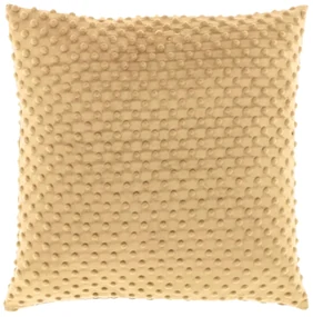 Perna decorativa din catifea KAAT 45x45 cm, galben-maro