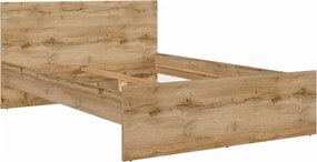 Cadru pat ZELE 160x200 cm, stejar wotan, PAL