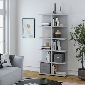 Biblioteca 83.2x184x29.7 cm, Morrison, ADRK Furniture (Culoare: Sonoma / Sonoma)