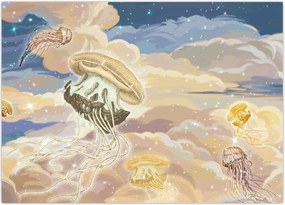 Tablou - Meduză Cerească (70x50 cm)