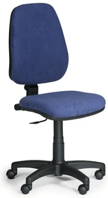 Scaun de lucru Comfort fără cotiere, albastru