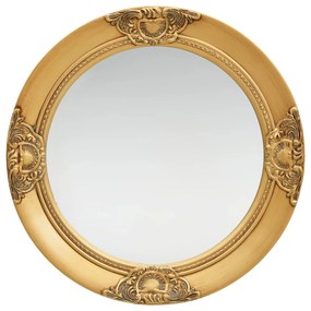 Oglinda de perete in stil baroc, auriu, 50 cm 1, Auriu,    50 cm