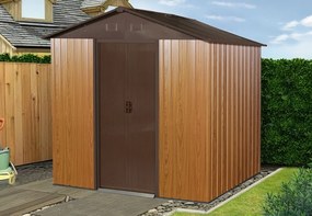 Casă de scule metalice Helsinki 1,9 x 1,3 m Magazin Boss bronz