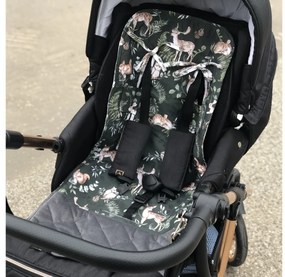 Insert Husa Bumbac Respirabila Carucior sport cu 2 fete, Peony Dreamland