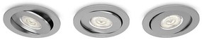 SET 3x corp de iluminat LED încastrat Philips 59183/48/16 ASTEROPE LED/4,5W/230V