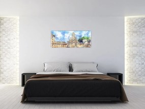 Tablou - Biserica Santa Maria di Loreto, Roma, Italia (120x50 cm)