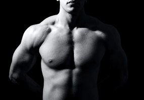 Fototapet - Bărbat musculos (147x102 cm)