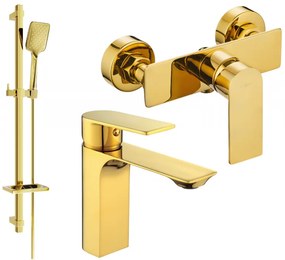 Mexen Alexa DQ62 set de duș, Aurie - 71204DQ62-50