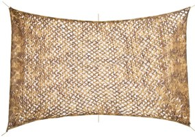 vidaXL Plasă de camuflaj cu geantă de depozitare, nisipiu, 410x285 cm