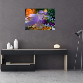 Tablou pe sticlă picnic (70x50 cm)