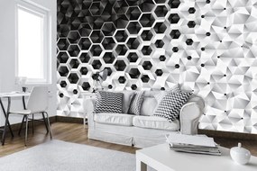 Fototapet - 3D hexagon (152,5x104 cm), în 8 de alte dimensiuni noi