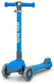 Milly Mally Trotinetă pentru copii Scooter Boogiealbastră, 80,6 x 59 x 25 cm